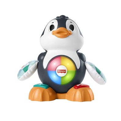 Fisher-Price HCJ59 - BlinkiLinkis Pinguin, Musikspielzeug Babyspielzeug und Klei
