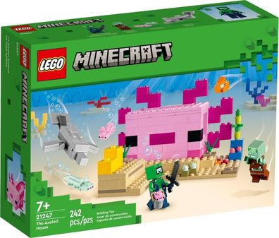 Lego® Minecraft 21247 Das Axolotl-Haus - neu, ovp
