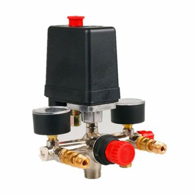 Druckschalter Ventil Montage Luftkompressor Pumpe Kontrolle Kruemmer Ersatz|Teile