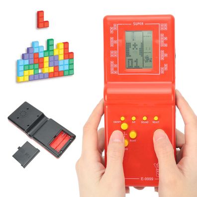 Handheld Spielekonsole fur Kinder Erwachsene Retro Spielekonsole Tetris