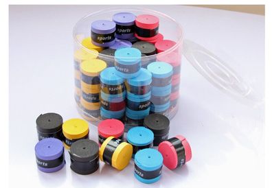 60PCS Tennis Wrap Grip Tape Badminton Overgrip Racket Wrapping Bands