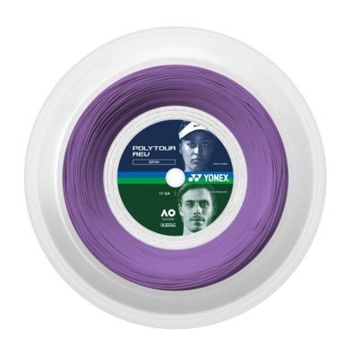 Yonex Poly Tour REV Purple 200 m 1,20 mm Tennissaiten Tennis Strings