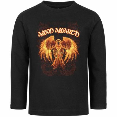 Amon Amarth (Burning Eagle) Kinder Longsleeve Kinder T-Shirt Neu & Official!