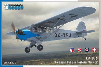 Special Hobby 1:48 100-SH48222 L-4 'Cub in Post War Service'