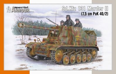 Special Hobby 1:72 100-SA72020 Sd. Kfz 131 Marder II (7,5 cm PaK 40/2)