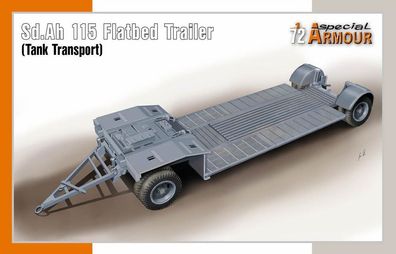 Special Hobby 1:72 100-SA72022 Sd. Ah 115 Flatbed Trailer (Tank Transport)