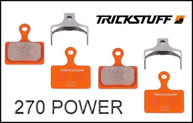 2 Sets Bremsbeläge Trickstuff Power 270 für Shimano Bremsen, 19,00€/ Set