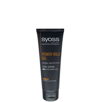 Syoss/ Power Hold Gel "High Shine" Ultra Strong Hold 250ml/ Haarstyling