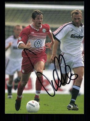 Jens Keller VFL Wolfsburg Panini Card 1998 Original Signiert + A 231478
