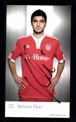 Mehmet Ekici Autogrammkarte Bayern München 2009-10 Original Signiert