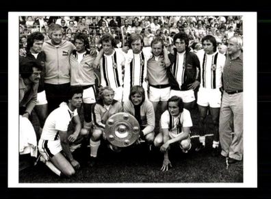 Borussia Mönchengladbach Mannschaftskarte Deutscher Meister 1975