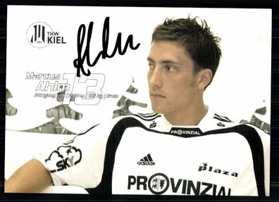 Marcus Ahlm Autogrammkarte THW Kiel Original Signiert Handball + A 232074