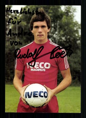 Rudolf Böck Autogrammkarte Bayern München 1981-82 Original Signiert + 2