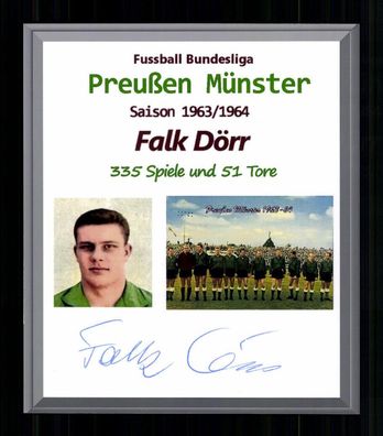 Falk Dörr Preußen Münster Foto Original Signiert + A 231528