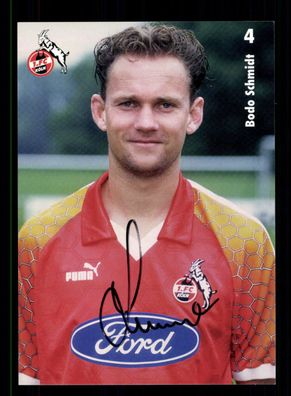 Bodo Schmidt Autogrammkarte 1 FC Köln 1997-98 Original Signiert + A 185477