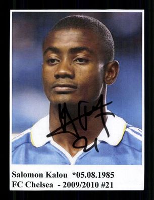 Salomon Kalou FC Chelsea Original Signiert + A 231958