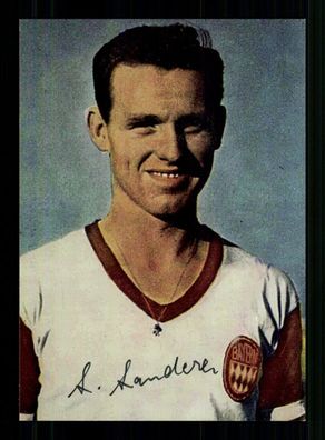 Ludwig Landerer Autogrammkarte Bayern München Spieler 50er Jahre Original Sign