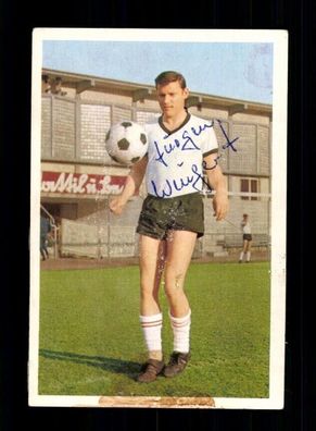 Jürgen Wingert Borussia Neunkirchen Bergmann Sammelbild 1965-66 Sign+ A 232013