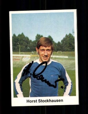 Horst Stockhausen Arminia Bielefeld Bergmann Sammelbild 1970-71 Sign+ A 232106