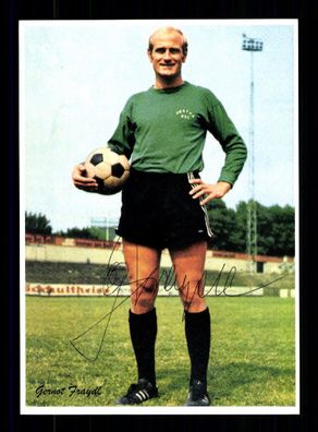 Gernot Fraydl Autogrammkarte Hertha BSC Berlin 60er Jahre Original Signiert