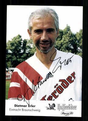 Dietmar Krause Autogrammkart Eintracht Braunschweig Original Signiert + A 231776