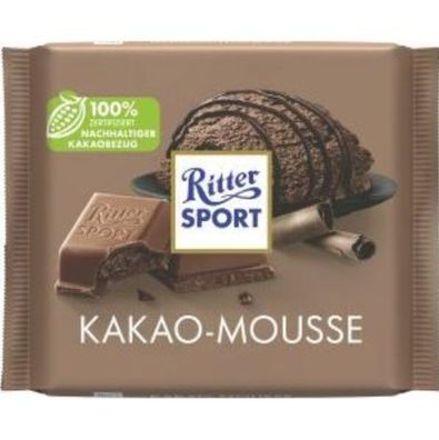 Ritter Sport Kakao-Mousse, Schokolade, 11 Tafeln je 100g