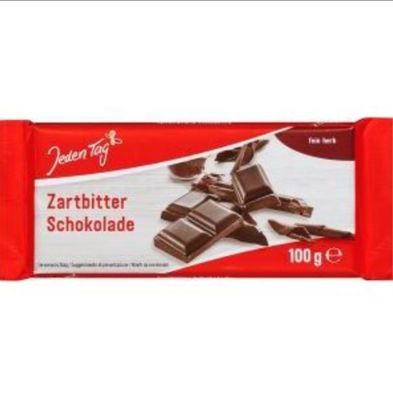 Jeden Tag Schokolade Zartbitter 100g Tafel 42er Pack (42x100 g)
