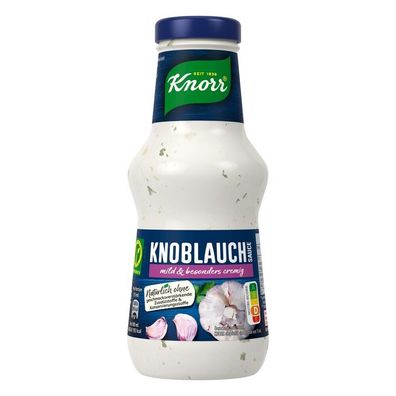 Knorr Knoblauch Sauce 250 ml Flasche 6er Pack ( 250ml x 6 )