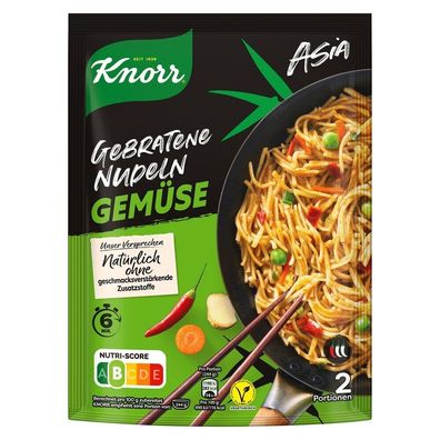 Knorr Asia Gebratene Nudeln Gemüse 125 g Beutel 10er Pack
