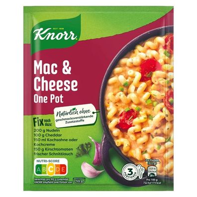 Knorr Fix Mac & Cheese 36 g Beutel 27er Pack ( 36g x 27 )