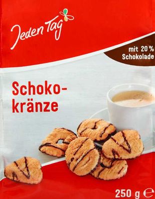 Jeden Tag Schoko Kränze 10x250 g Kekse