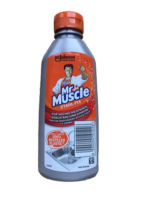 Mr Muscle Metallreiniger Stahl-Fix Classic bei Kalk und Fett 12x200 ml Flasche
