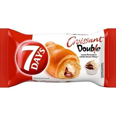 7 DAYS Double Croissant Kakao-Vanille 10x60 g Pg.