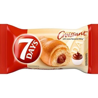 7 DAYS Croissant mit Kakaocremefüllung 10x60 g Pg.