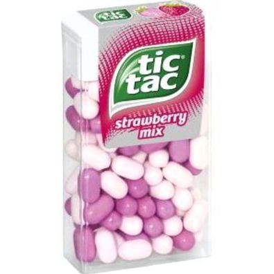 Tic Tac Strawberry Mix 16 Pack (16 x 49 g)