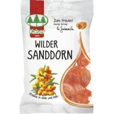 Kaiser Wilder Sanddorn, Bonbons, 18 Beutel je 90g