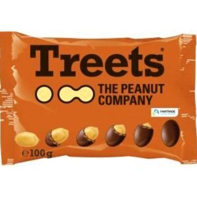 Treets Peanuts 100g, 16er Pack (16x 100g)