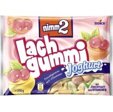 Nimm 2 Lachgummi Joghurt - Fruchtgummi -12x 250 Gramm