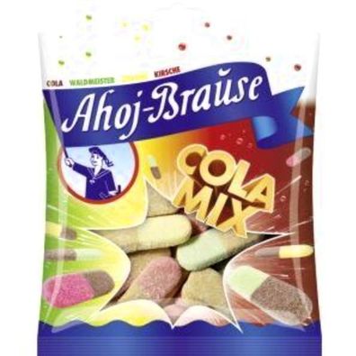 Ahoj Brause Cola Mix Kaubonbon ein buntes Naschvergnügen 16x150g Packung