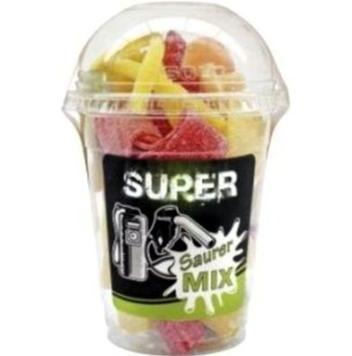 Snack Service Saurer MIX Super! Becher Saure Fruchtgummi Mischung 12x200g