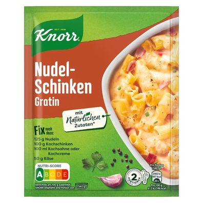 Knorr Fix Nudel-Schinken Gratin 32g Beutel, 29er Pack (29x32g)