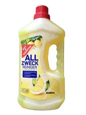 Gut&Günstig Allzweckreinger Zitronenduft Putzmittel Haushaltsreiniger 1L Flasche