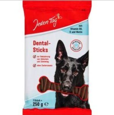 Jeden Tag Hunde - Dental Sticks 18x7er 250 g (Gr. 18x 7 Sticks)