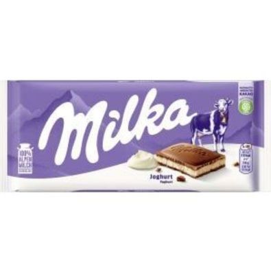 Milka Joghurt Schokolade 23 Tafeln je 100g