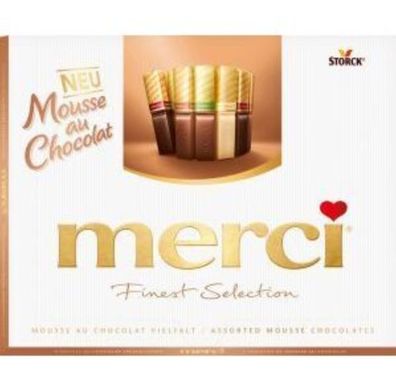 Merci Finest Selection Mousse au Chocolat 10x210g