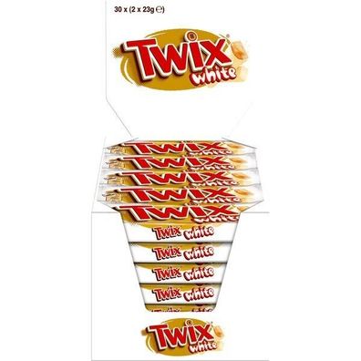Twix White - Schokoriegel - Weiße Schokolade - 30 Stück