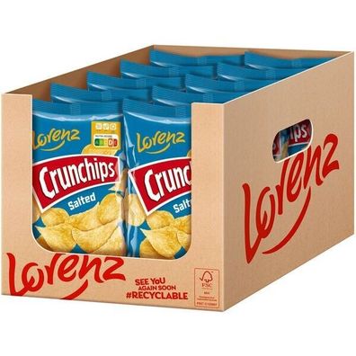 Lorenz Crunchips Salted 10x150 g Bt.