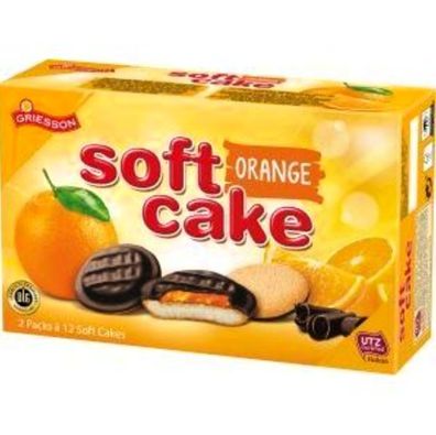 Griesson Soft Cake Orange mit Fruchtfüllung aus Orangensaft 12x300g