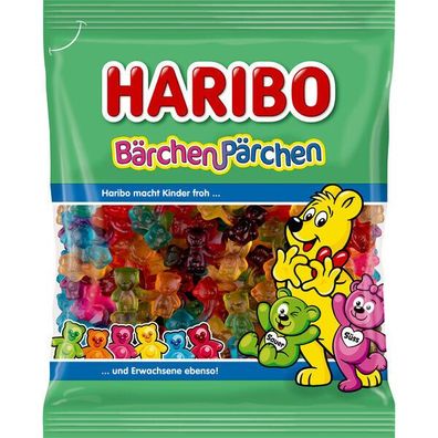 Haribo Bärchen Pärchen unterschiedlichen Geschmackskombinationen 19x160 g Bt.