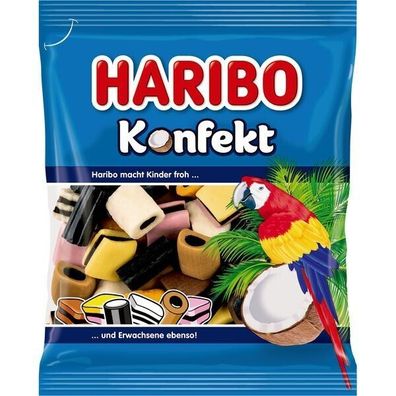 Haribo Lakritzkonfekt süss salzig würzig fruchtig zum vernaschen 16x175 g Bt.